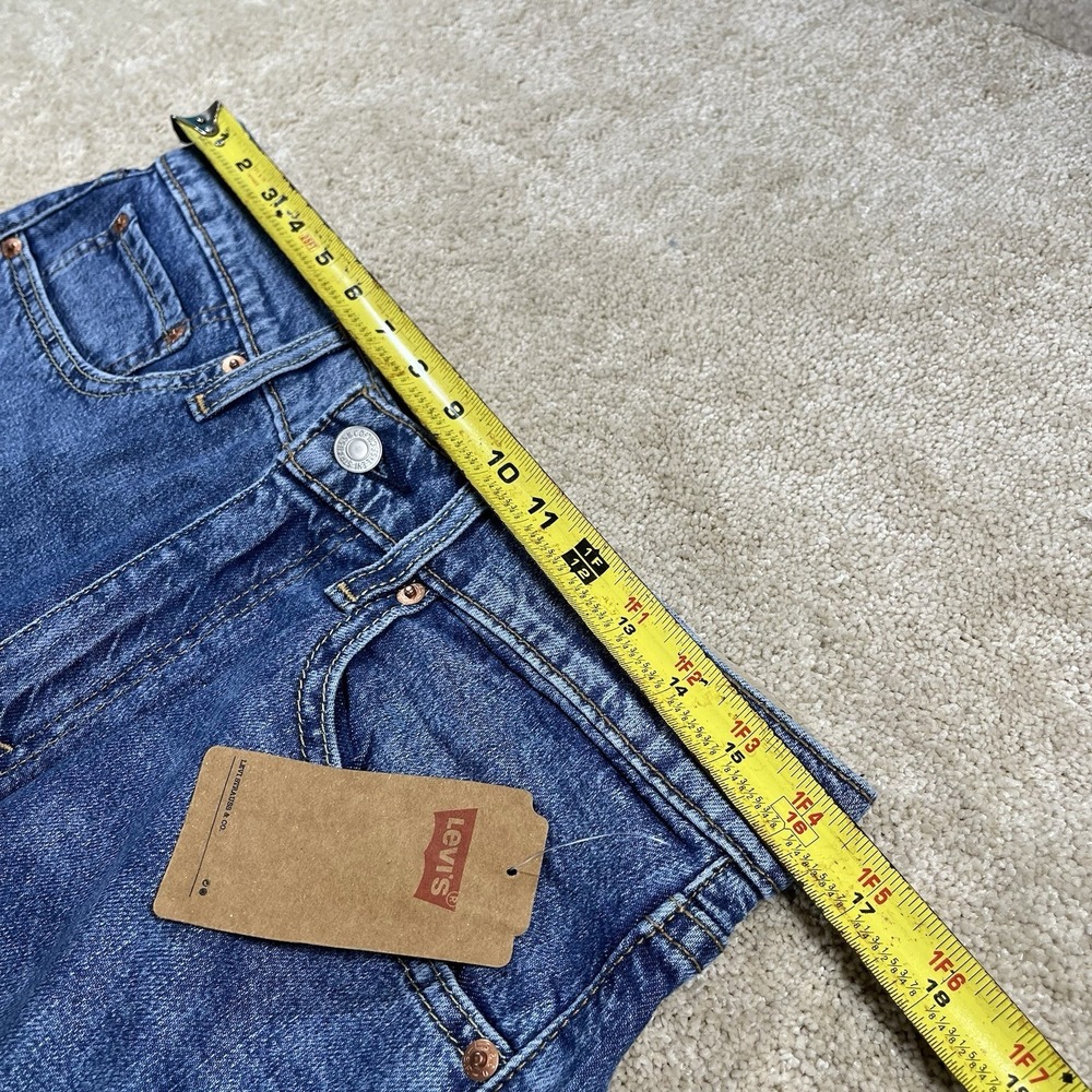 Levi's Men's 505 Jeans Regular Fit Stretch Denim Size 32x30 Medium Wash NWT - Picture 3 of 14